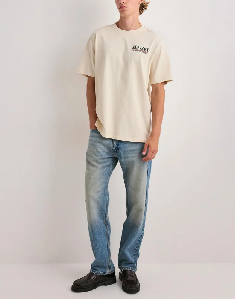 LES DEUX Record T-shirt T-shirts med tryck herr – bild 2