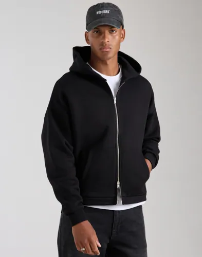 Que Sera Sera Cozy Zip Hoodie 2.0 Hoodies med dragkedja Svart