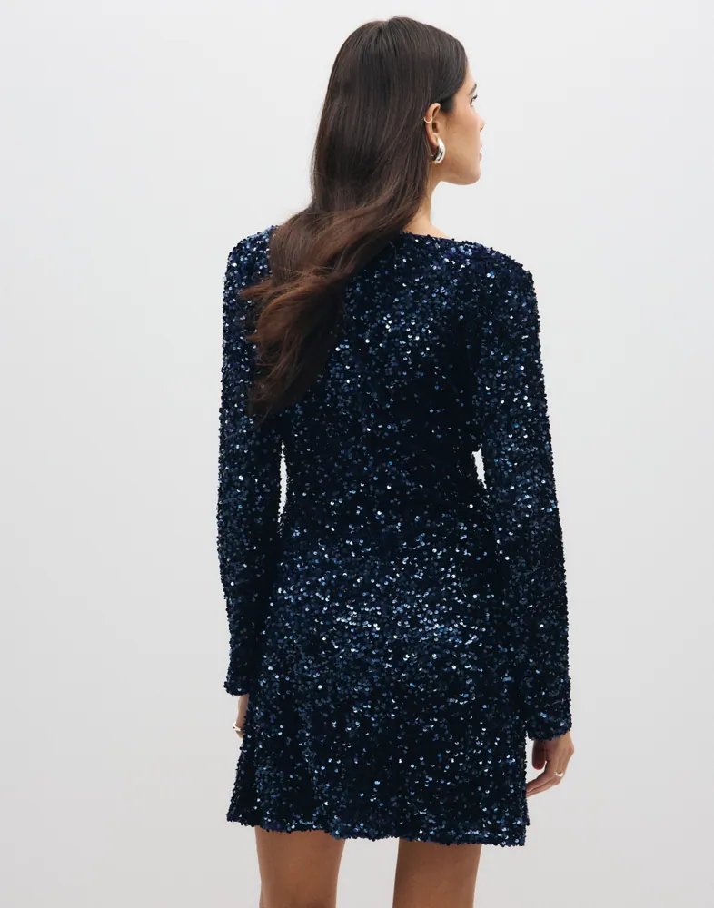 PIECES Pckammy Ls V-Neck New Dress Jrs Bc klänningar dam – bild 3