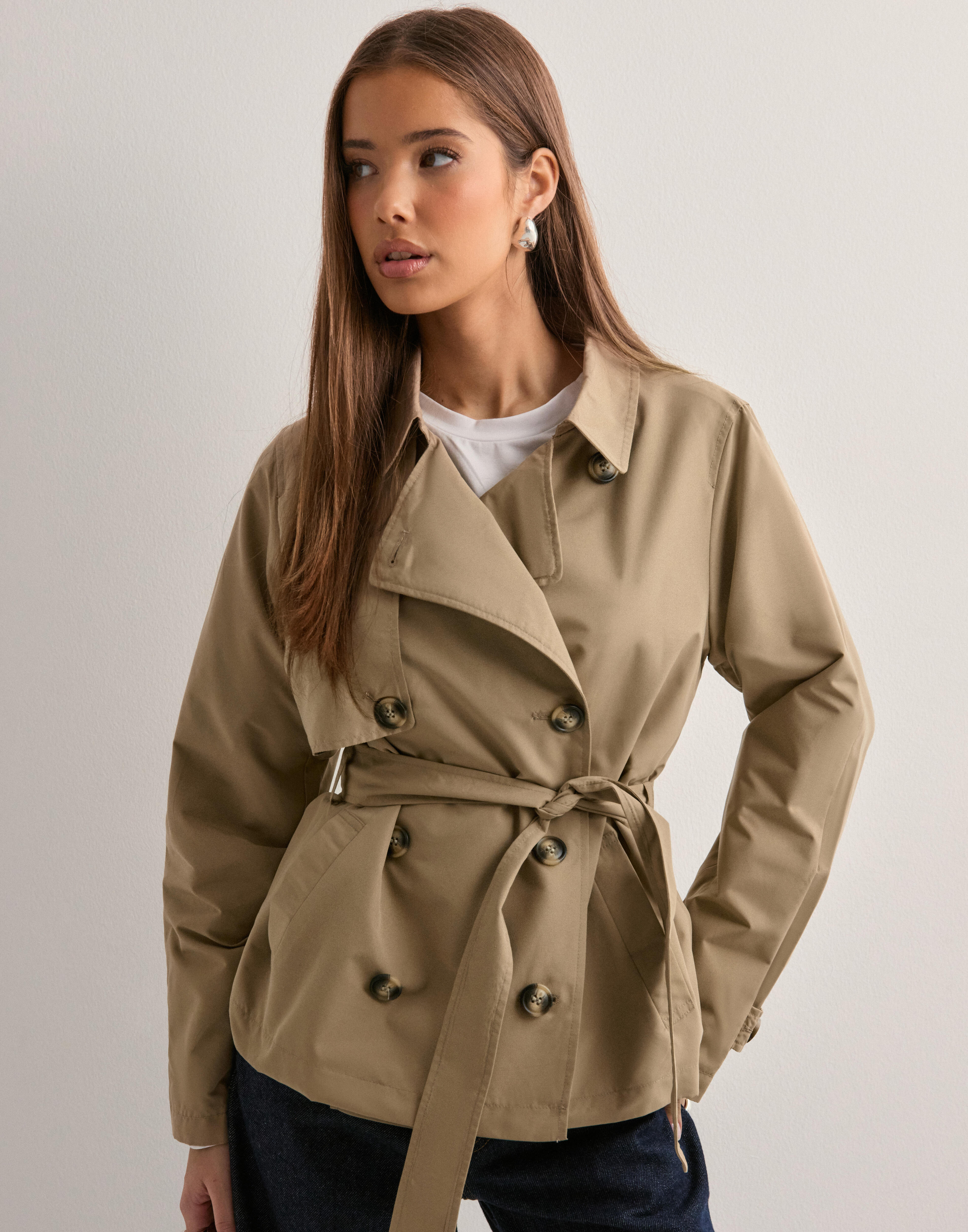Buy Vero Moda VMZOA TRENCHCOAT - Silver Mink | Nelly.com