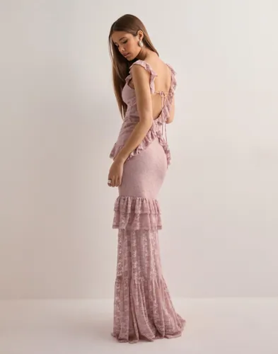 Nelly - Pink - Delicate Lace Dress