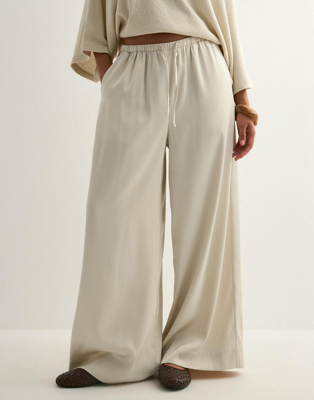 Neo Noir - Malba Dot Pants 167395 - 120 - White