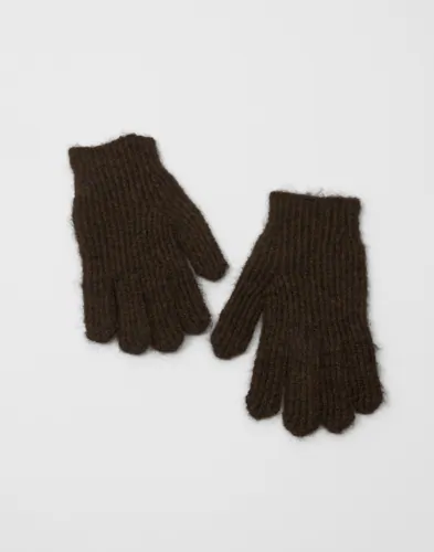 Nelly - Brun - Fuzzy Finger Gloves