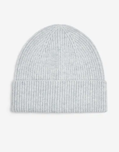 Selected Men Slhmason Merino Wool Beanie Mössor Grå
