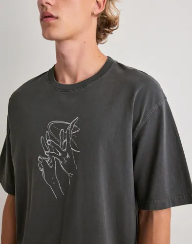 Samsøe Samsøe Sagiles T-shirt 15489 T-shirts med tryck herr – bild 3