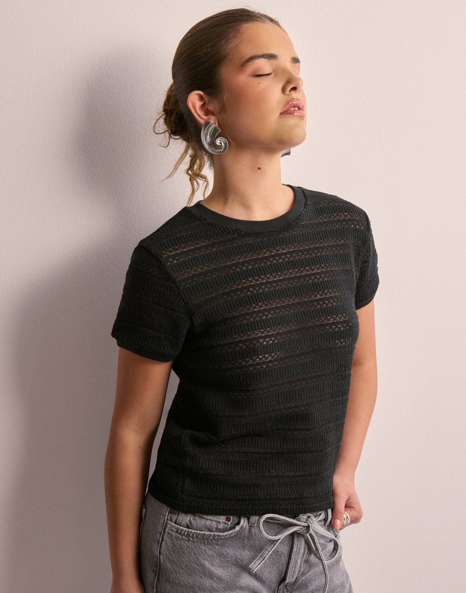 PIECES T-Shirt 'Billo' in Navy | ABOUT YOU