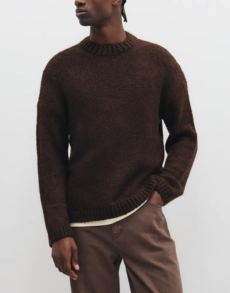 Jorsalamanco Knit Crew Neck Stickade tröjor