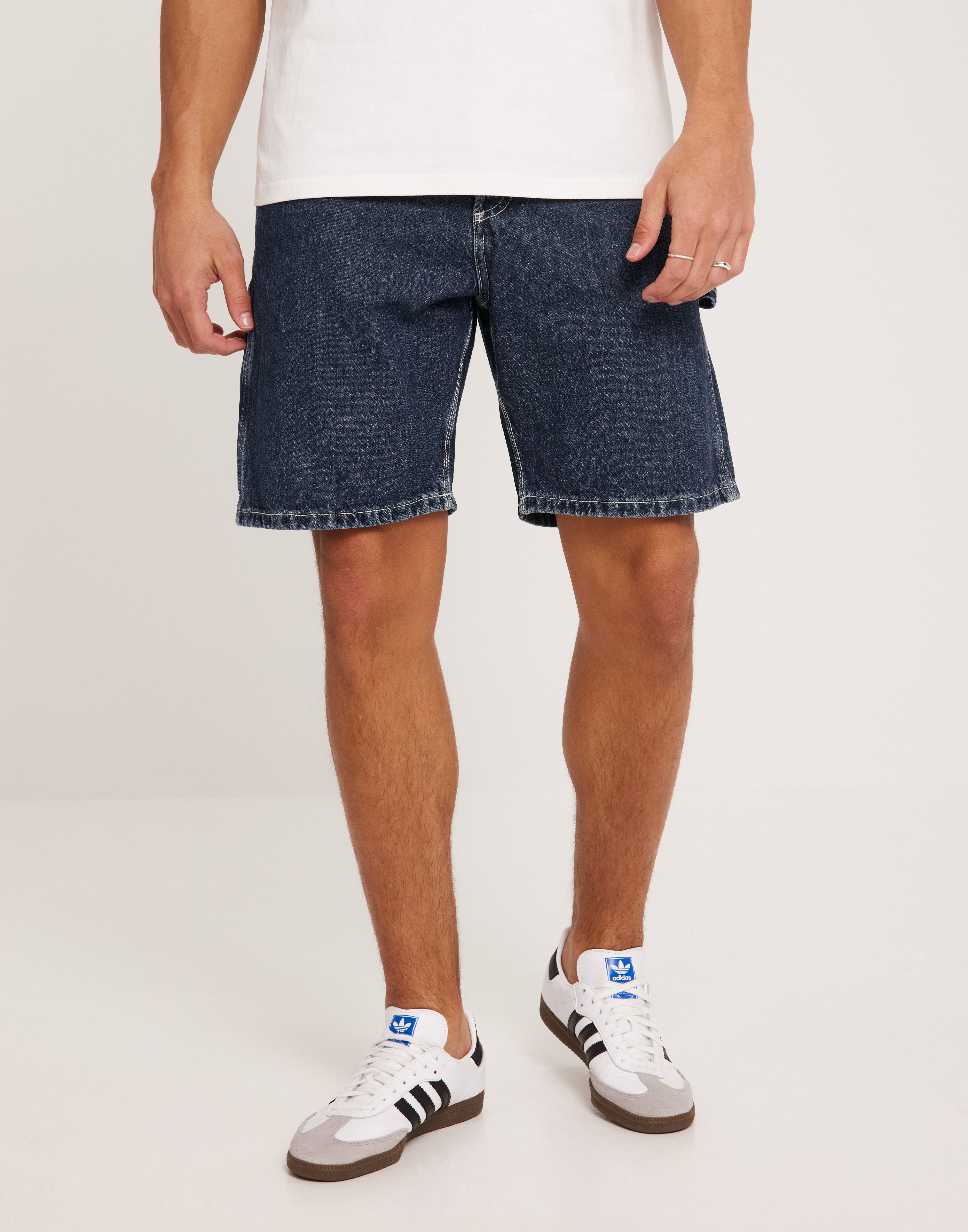 Jack & Jones Jjitony Jjcarpenter Shorts Sbd 316 Denimshorts Blå