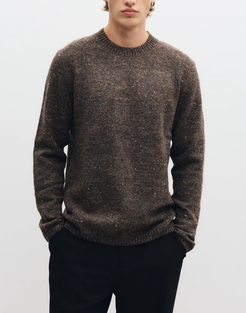 Jjeniel Knit Crew Neck Sn Stickade tröjor