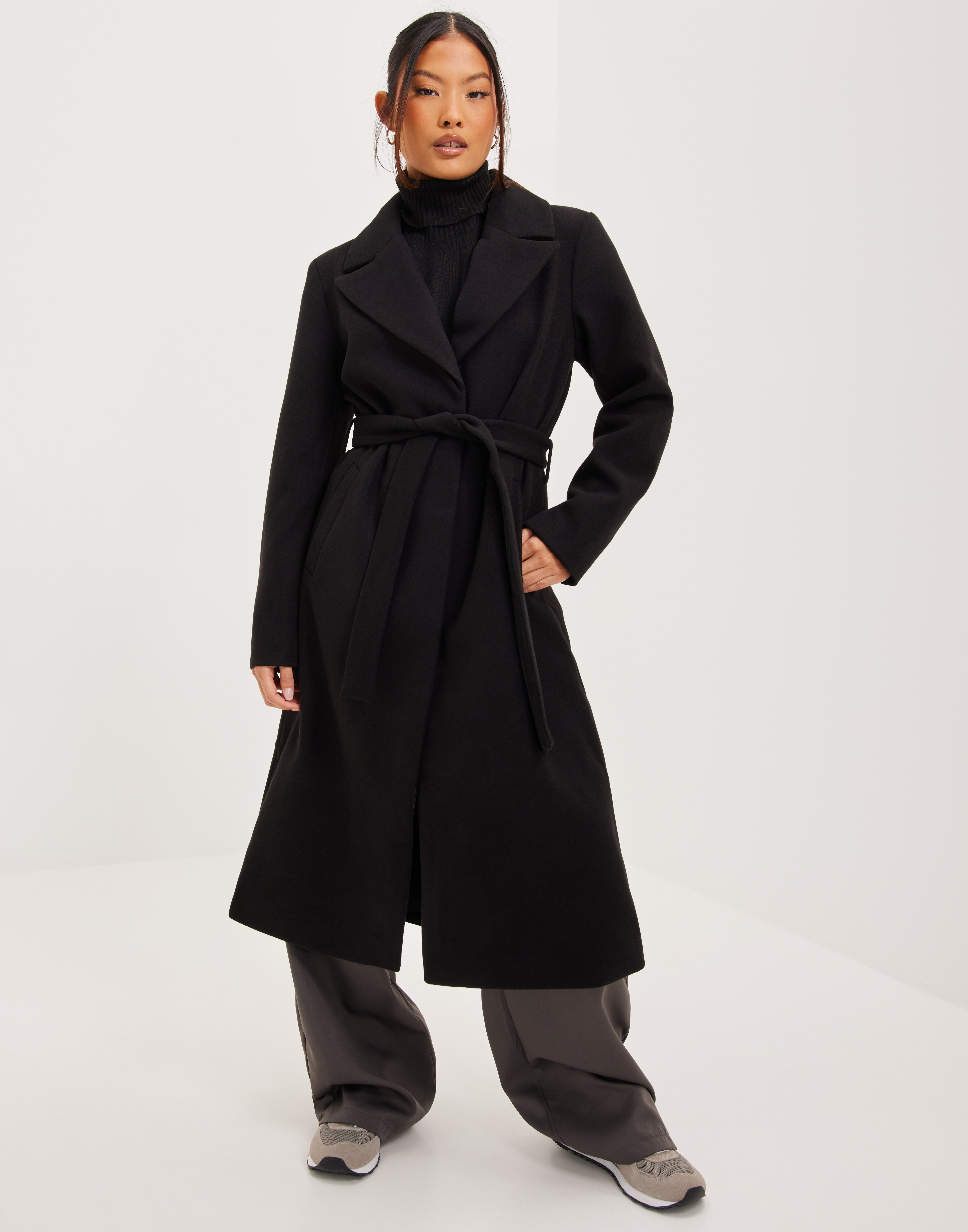 ONLY ONLHARPER LIFE LONG - Abrigo de invierno - black/negro