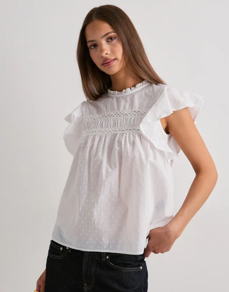 Vmtrine Sl Lace Top Wvn Ga Noos