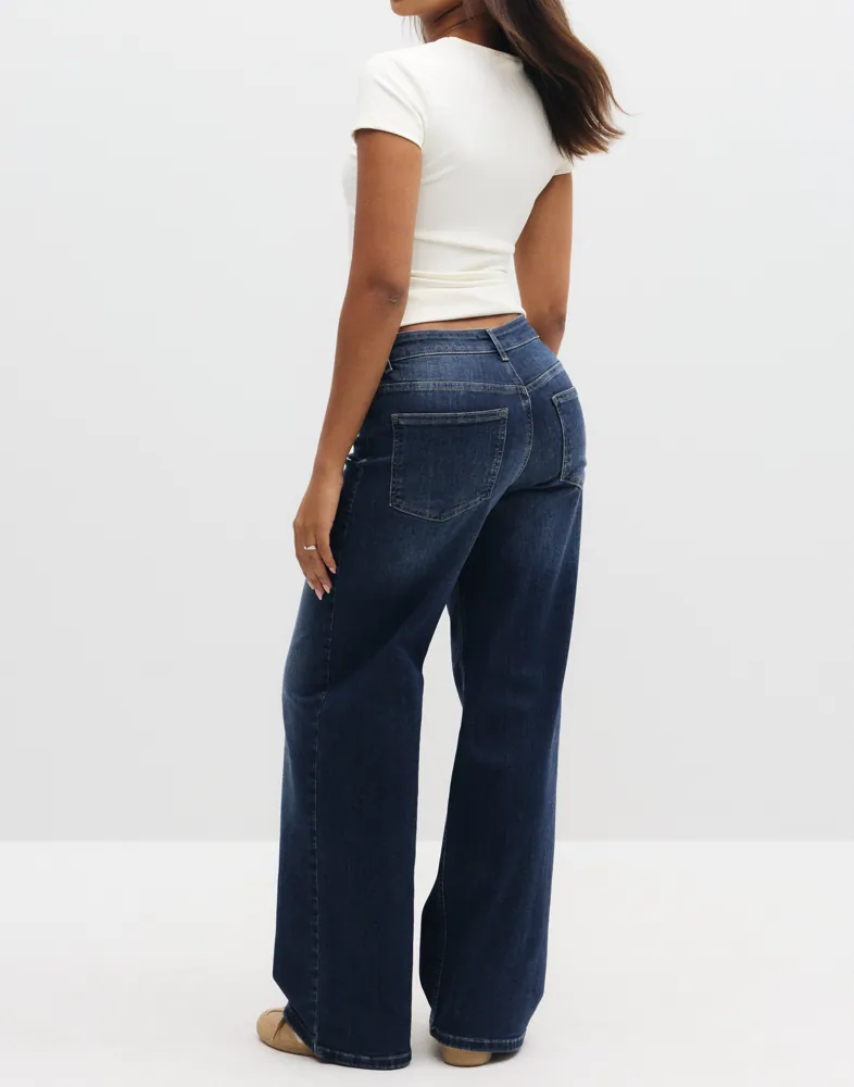 Onlmadison Blush Hw Wide Dnm DOT229