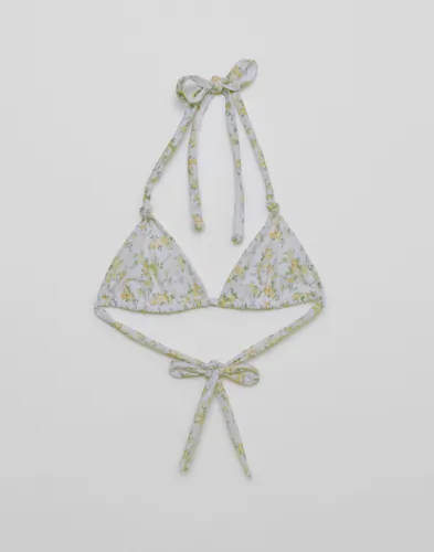 Nelly - Blommig - Pretty Fitted Bikini Triangle