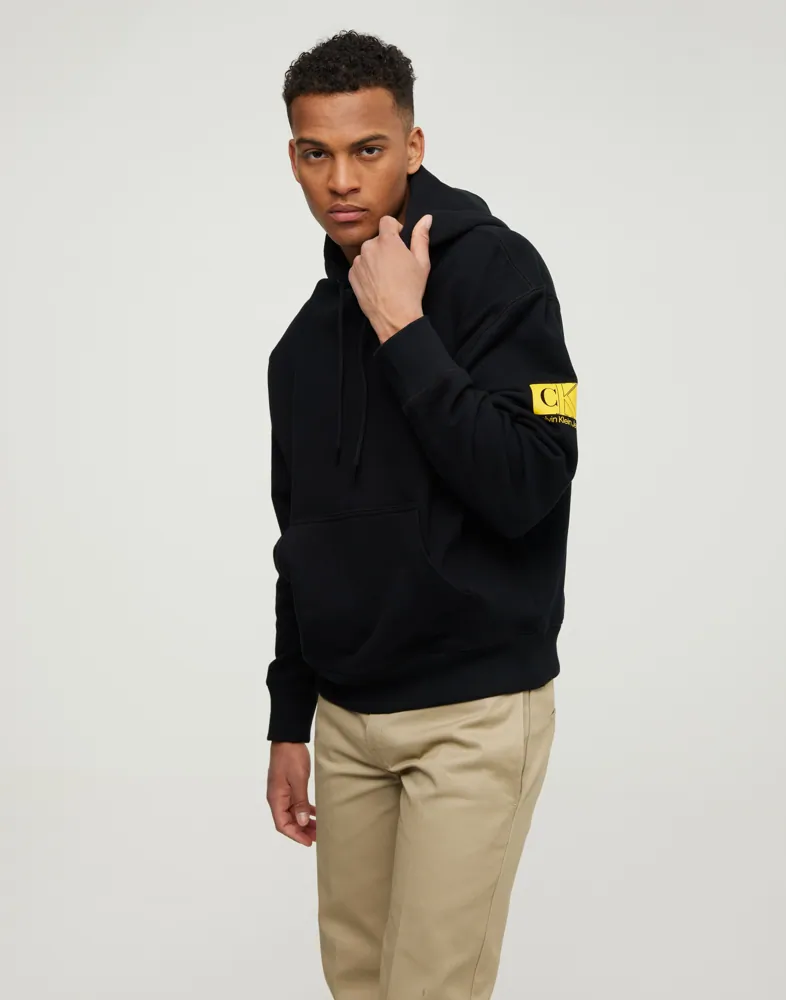 TWO TONE MONOGRAM HOODIE