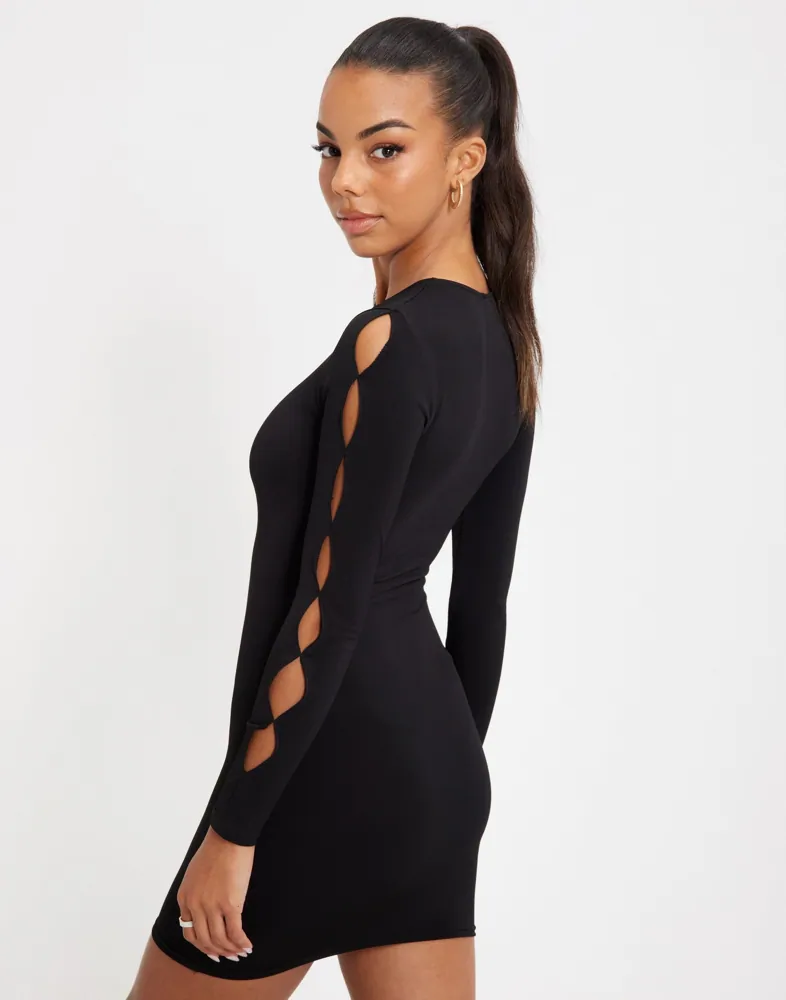bodycon milkmaid dress Stunning Milk Maid Bodycon Mini Dress- Perfect for a Sexy Look! – Luxe  Crafty Corner main image 1