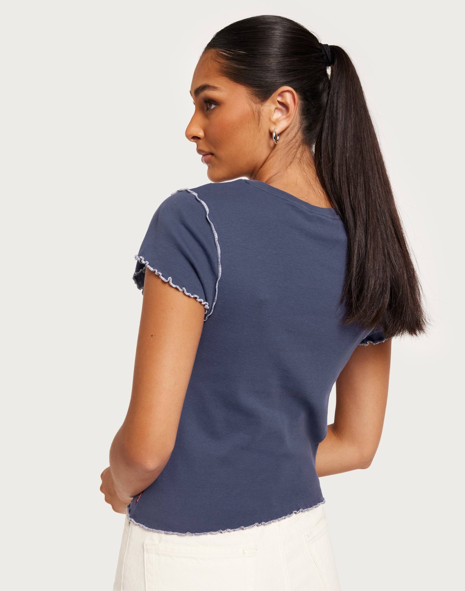 INSIDE OUT SEAMED TEE