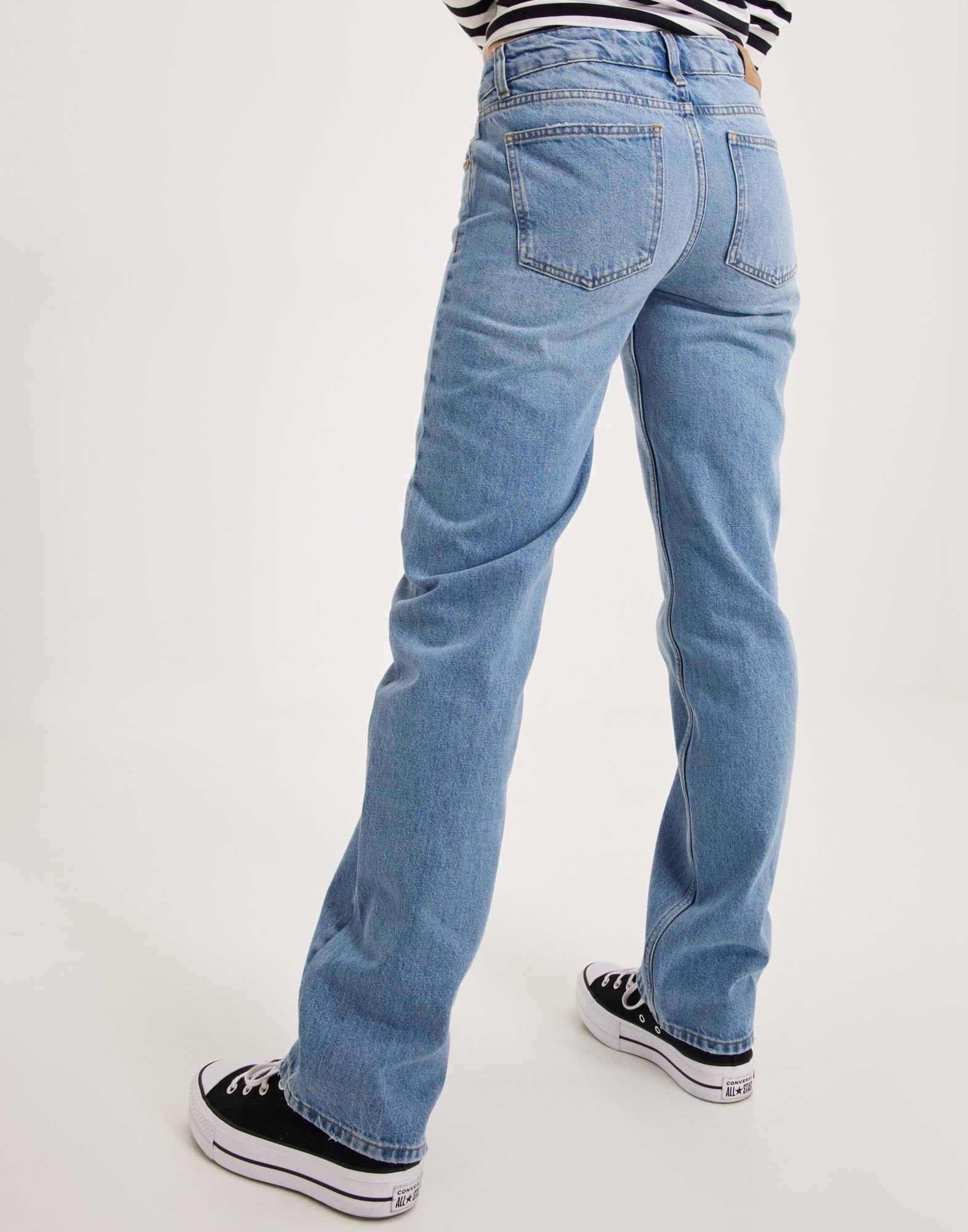 Low Waist Straight Leg Jeans