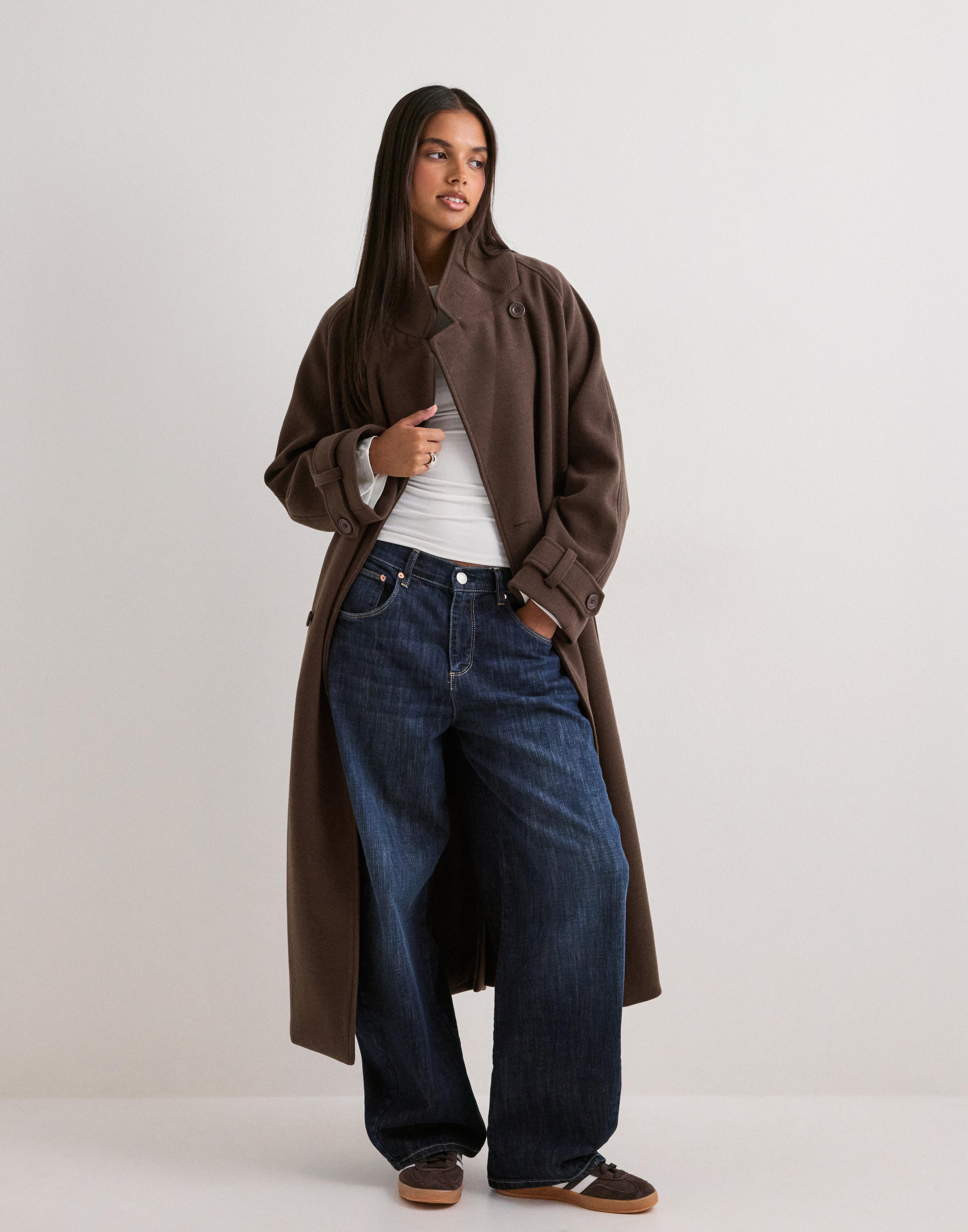 Buy Nelly Warm Trench Coat - Brun | Nelly.com