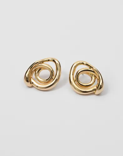 Pilgrim - Guld - UNFOLD earrings