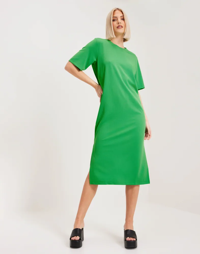 Buy JDY JDYGEGGO LIFE 2/4 T-SHIRT DRESS JR - Kelly Green | Nelly.com