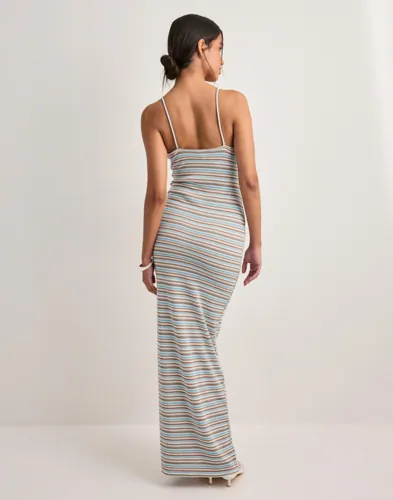 Nelly Chill Stripe Maxi Dress maxiklänningar dam – bild 3