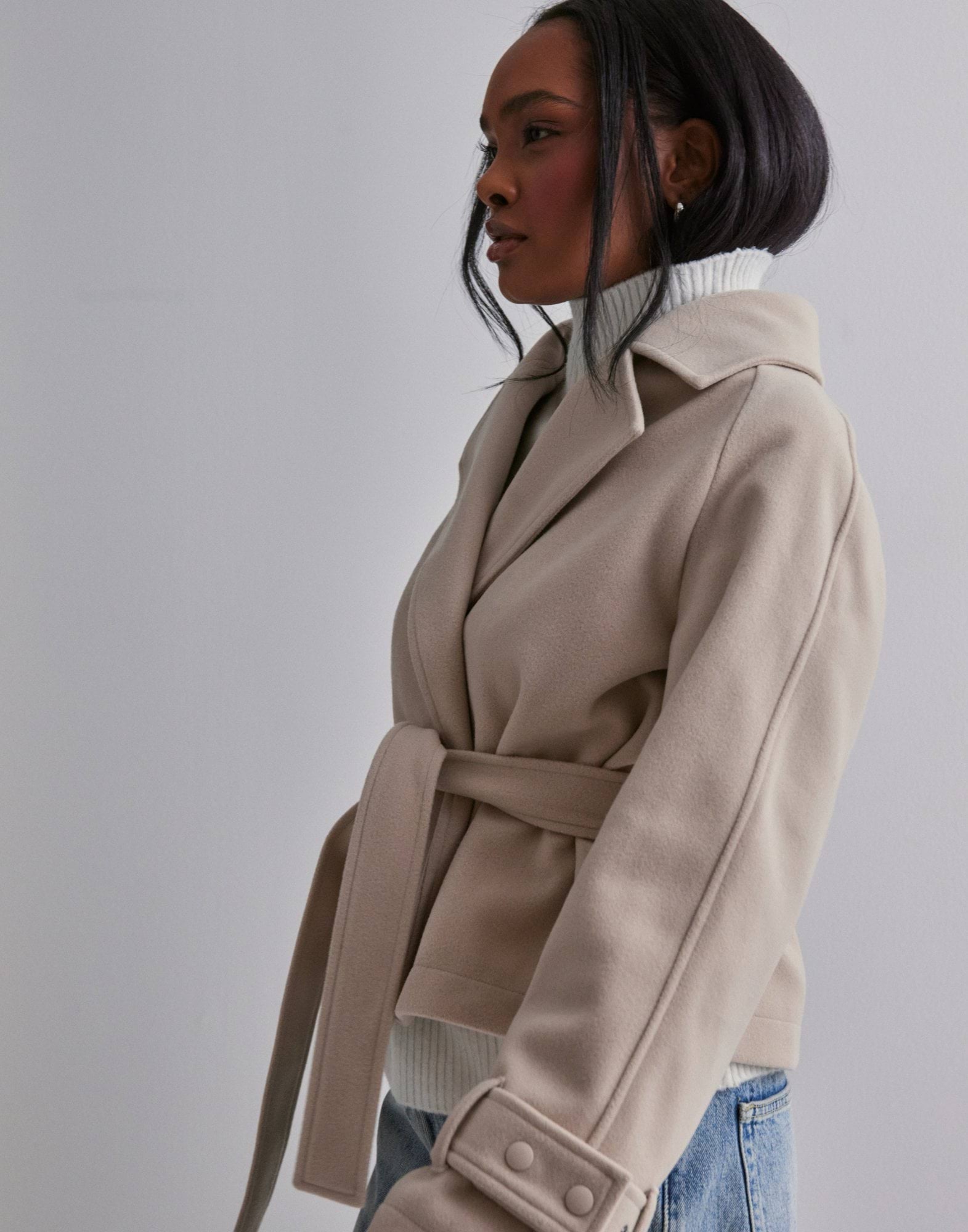 Short Belted Jacket