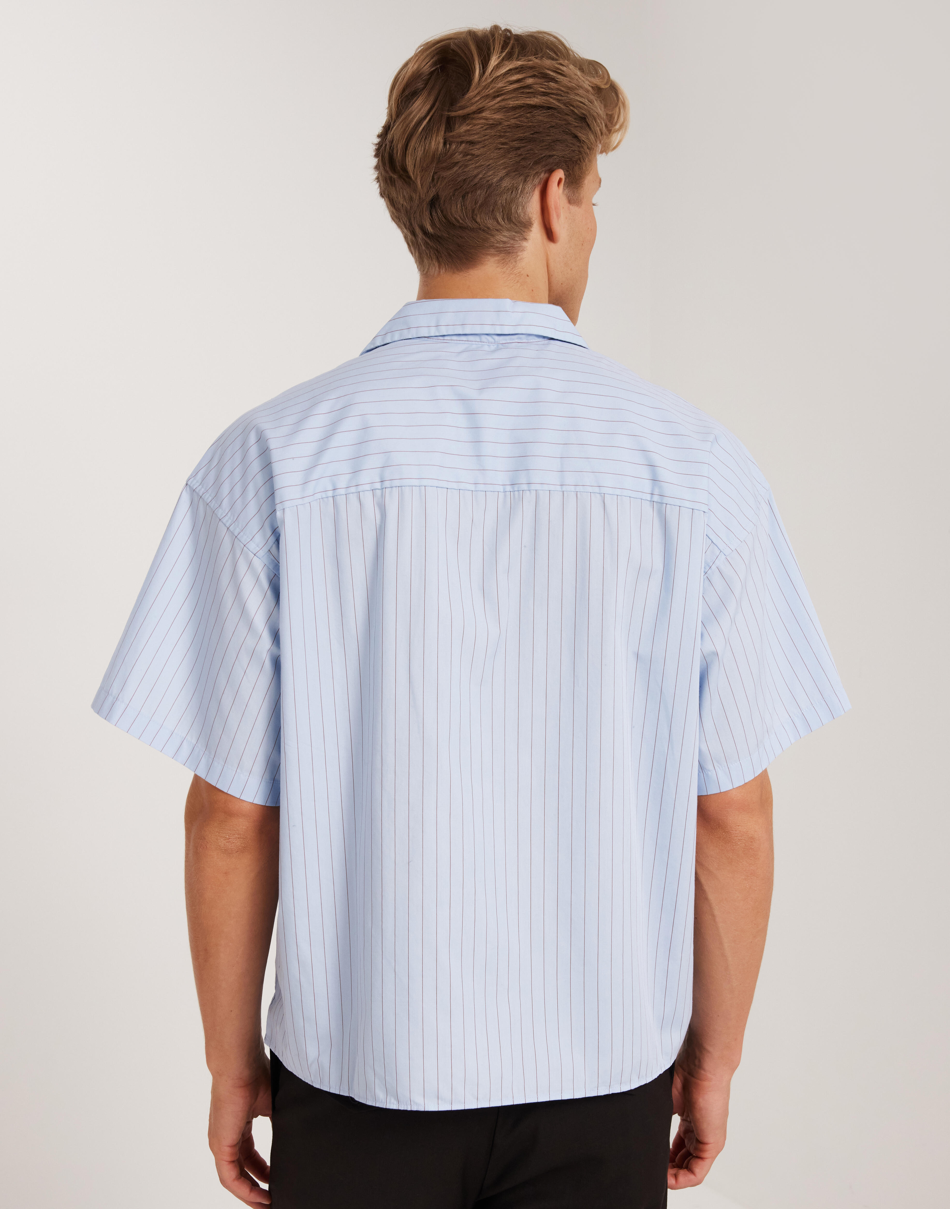 Buy Jack & Jones JORBOXY POPLIN STRIPE SHIRT SS STYD