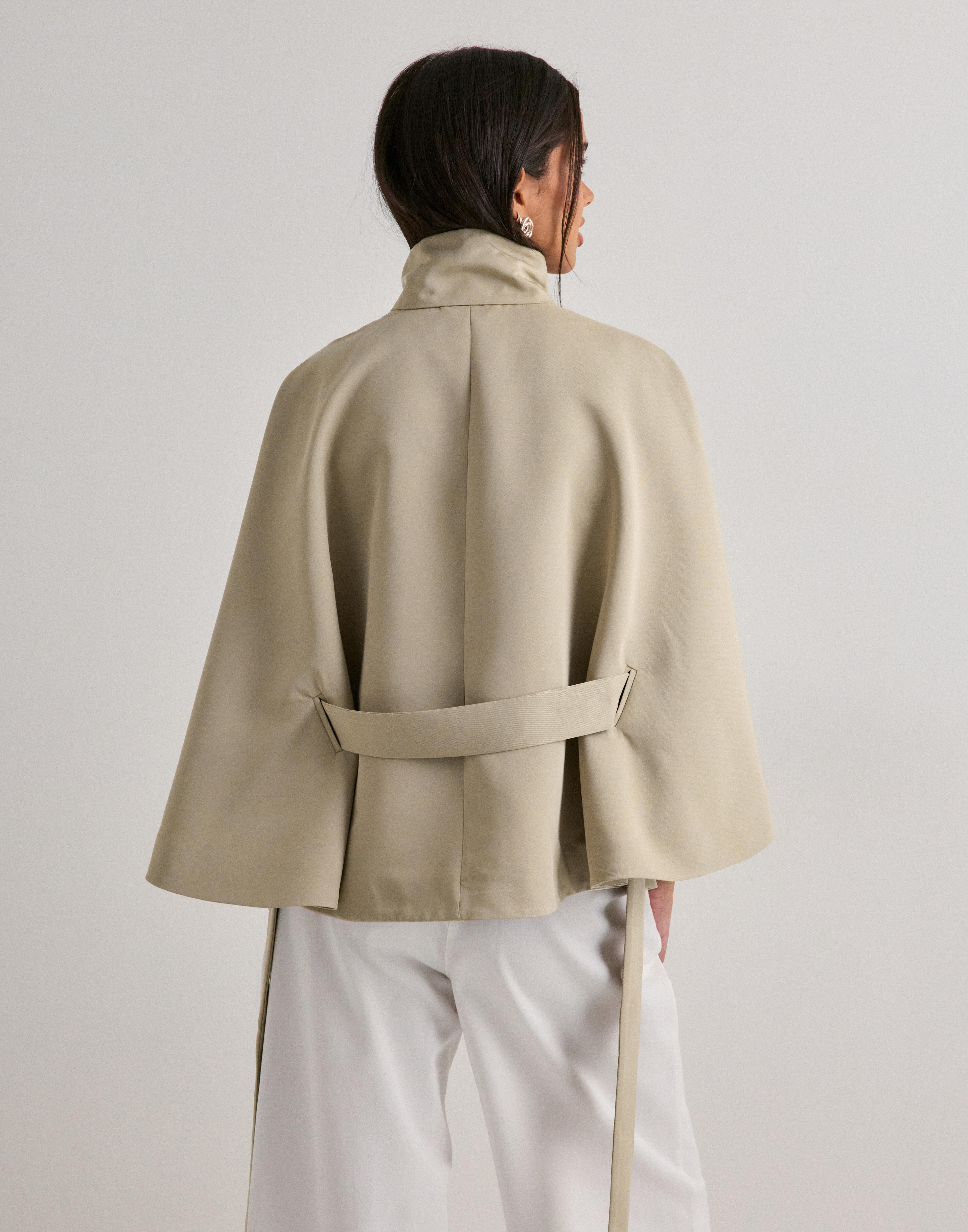 Buy Pieces PCBERIT CAPE JACKET W. BELT - Trench Coat | Nelly.com