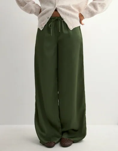 Pull On Satin Pants 3