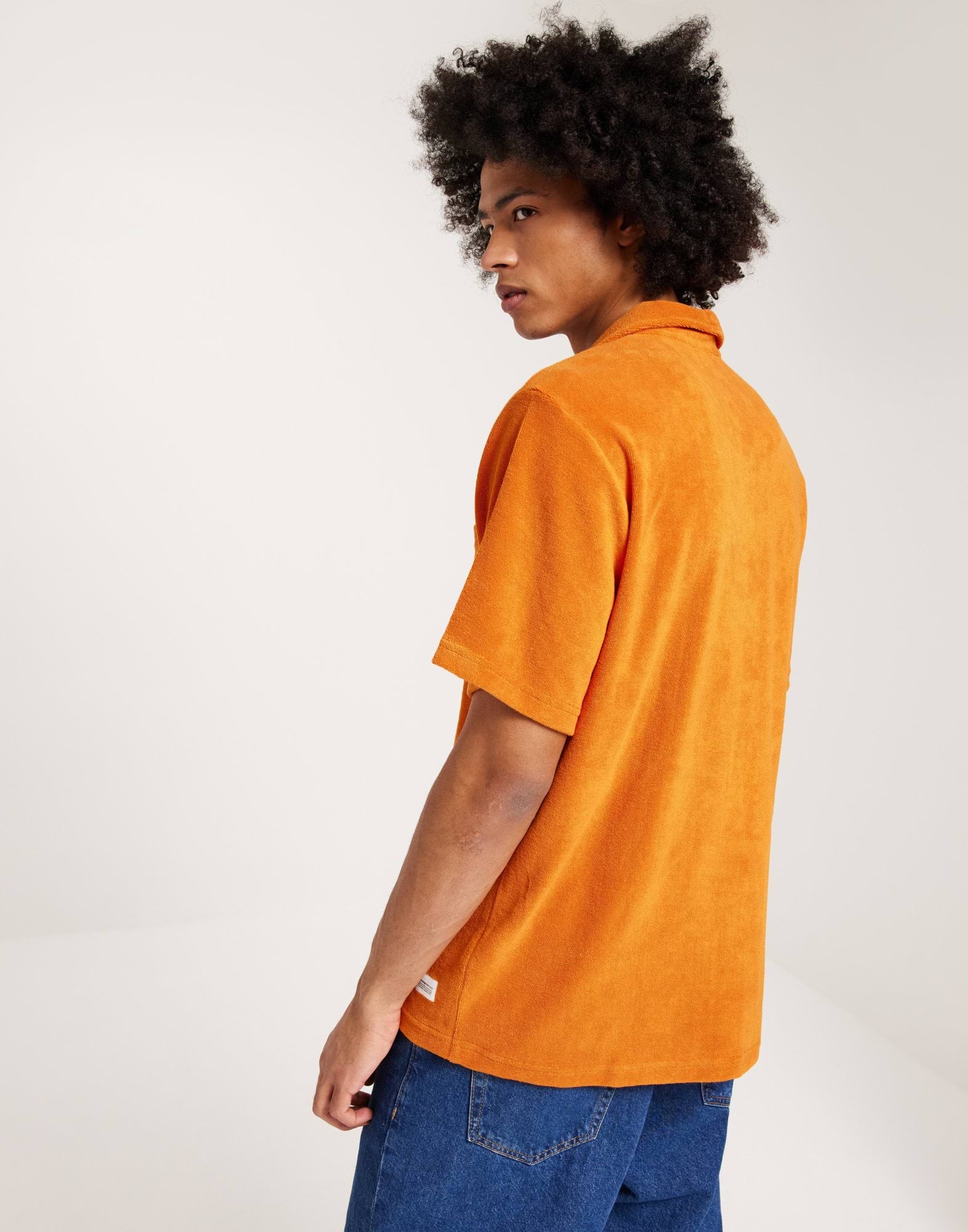 Terry loose short sleeve shirt - GOTS2/Vegan