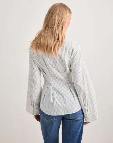 NEO NOIR Lytra Double Stripe Shirt skjortor dam – bild 3