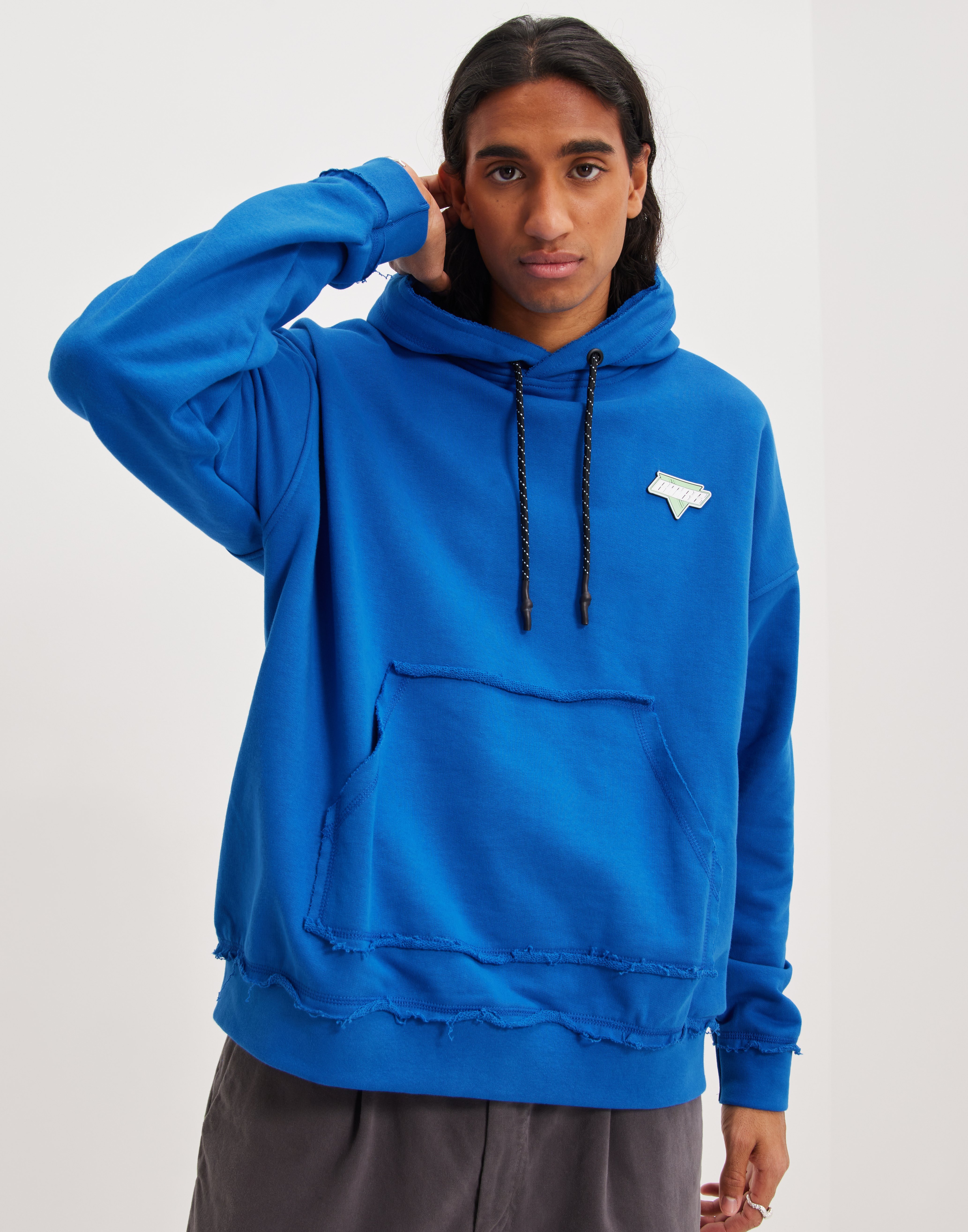 Layered hoodie best sale