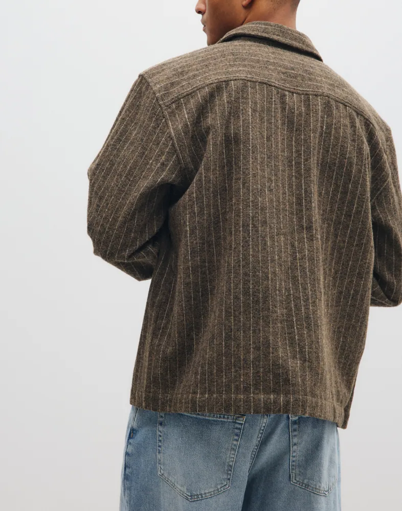 Woodbird Wbbuzo Herringbone Shirt Overshirts skjortor & blusar – bild 3