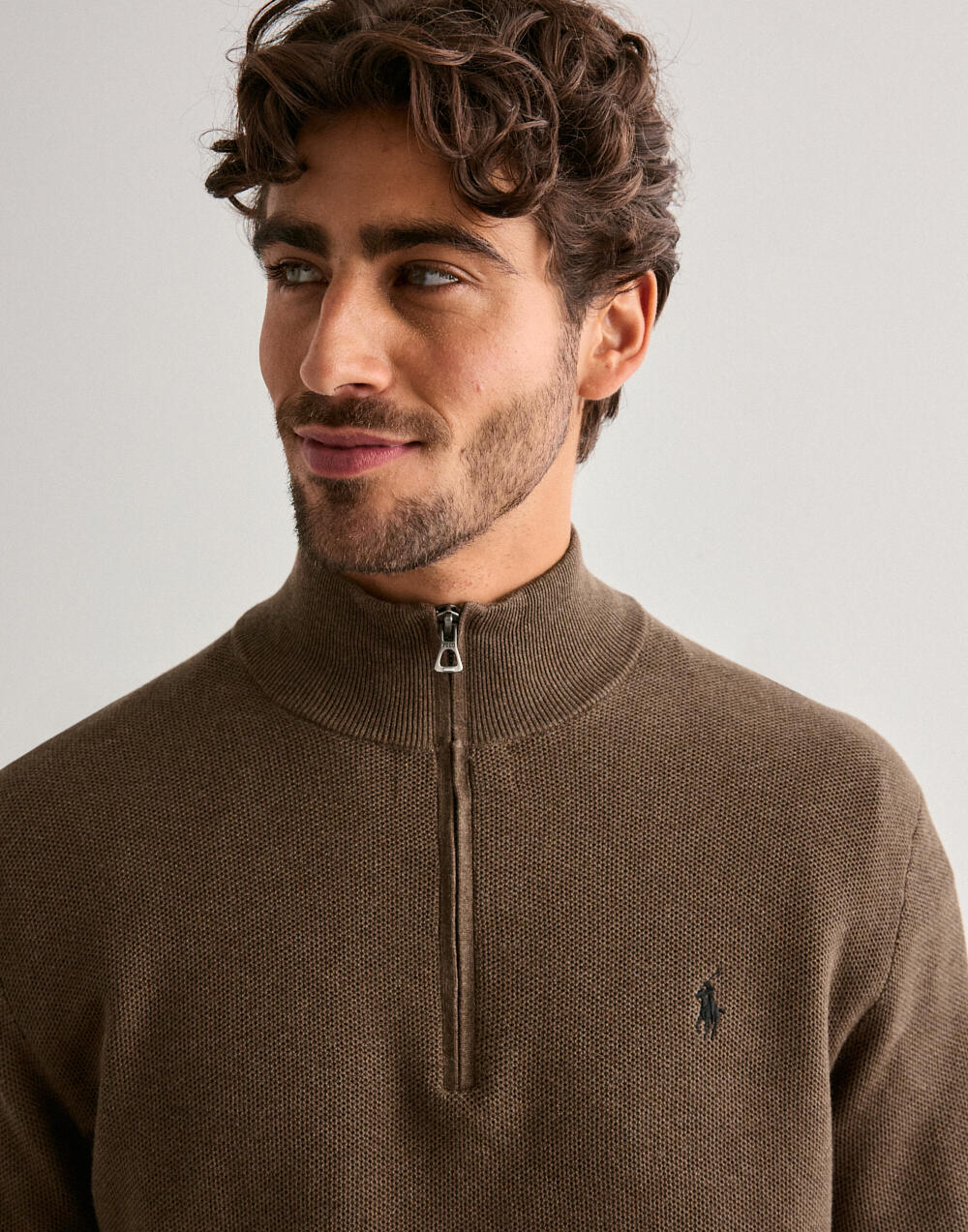 Buy Polo Ralph Lauren LS HZ-LONG SLEEVE-PULLOVER - Brown | NLYMAN