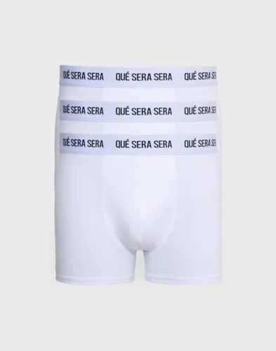 Que Sera Sera Bryan Boxer 3-pack Kalsonger Vit
