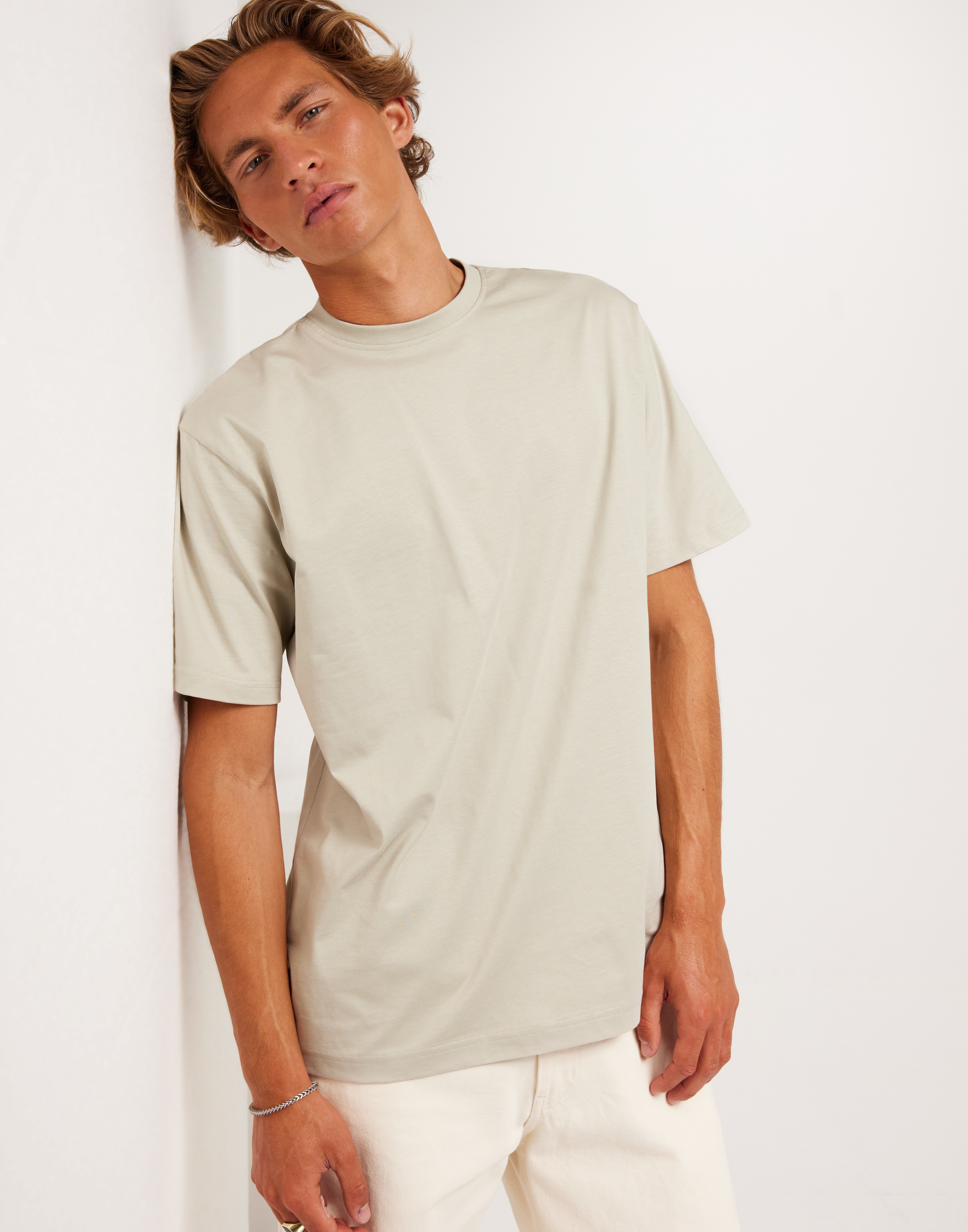 Only & Sons Onsfred Life Rlx Ss Tee Noos Kortærmede t-shirts Beige