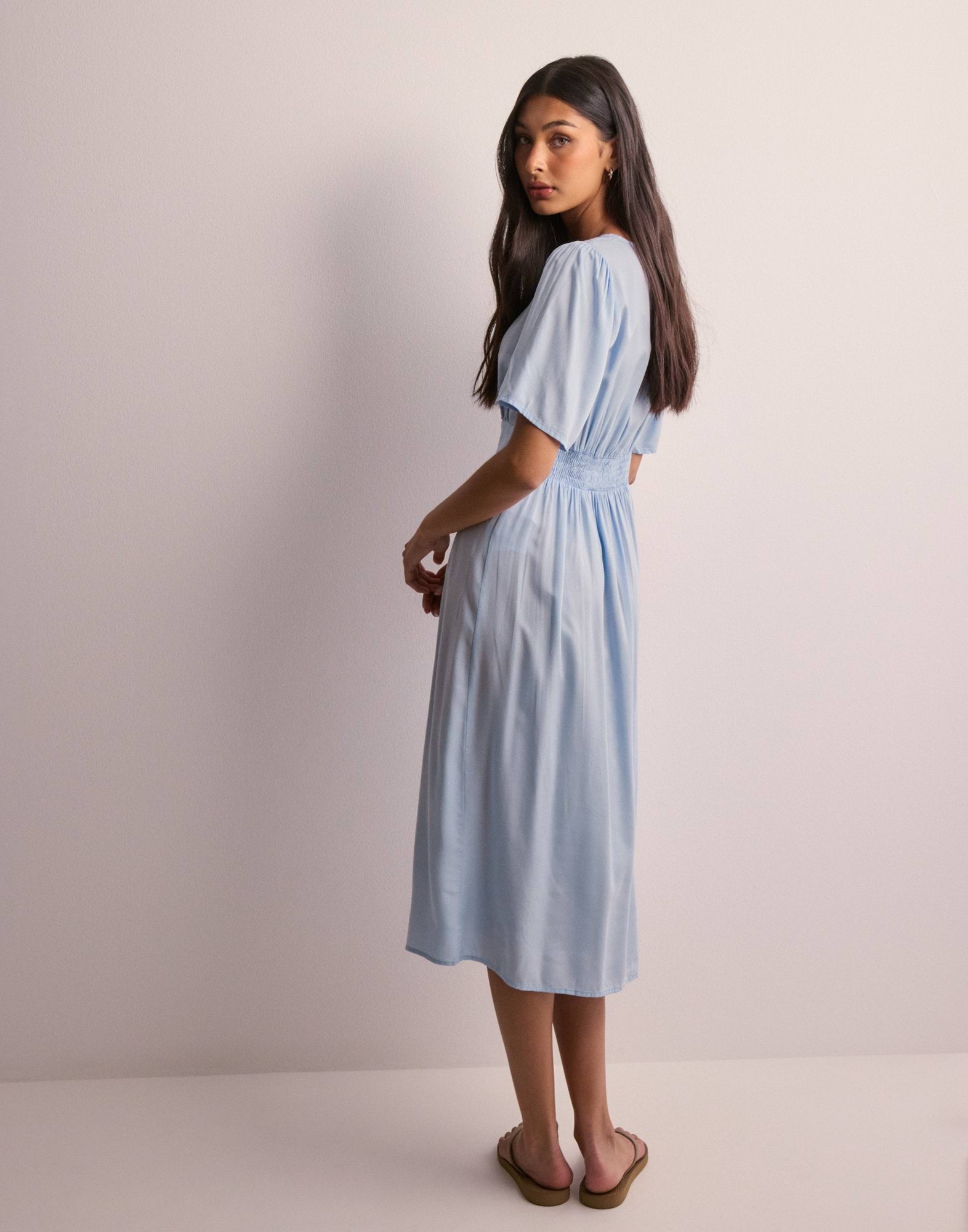 NUNIKOLA DRESS - NOOS - GOTS - Palace Blue