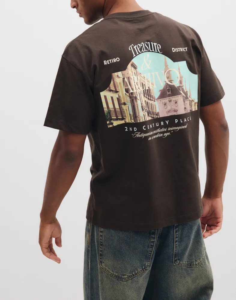 Jorsalamanco Photo Back Tee Ss Cn S Kortärmade t-shirts
