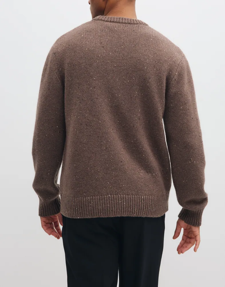 Selected Men Slhcody Ls Knit Relaxed Crew Neck N Sweatshirts tröjor herr – bild 3