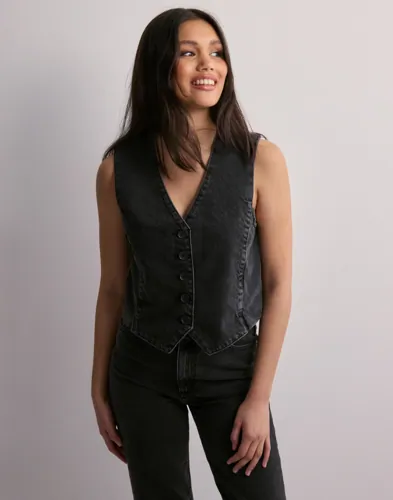 Only - Sort - Onlrhana Dnm Waistcoat Dot
