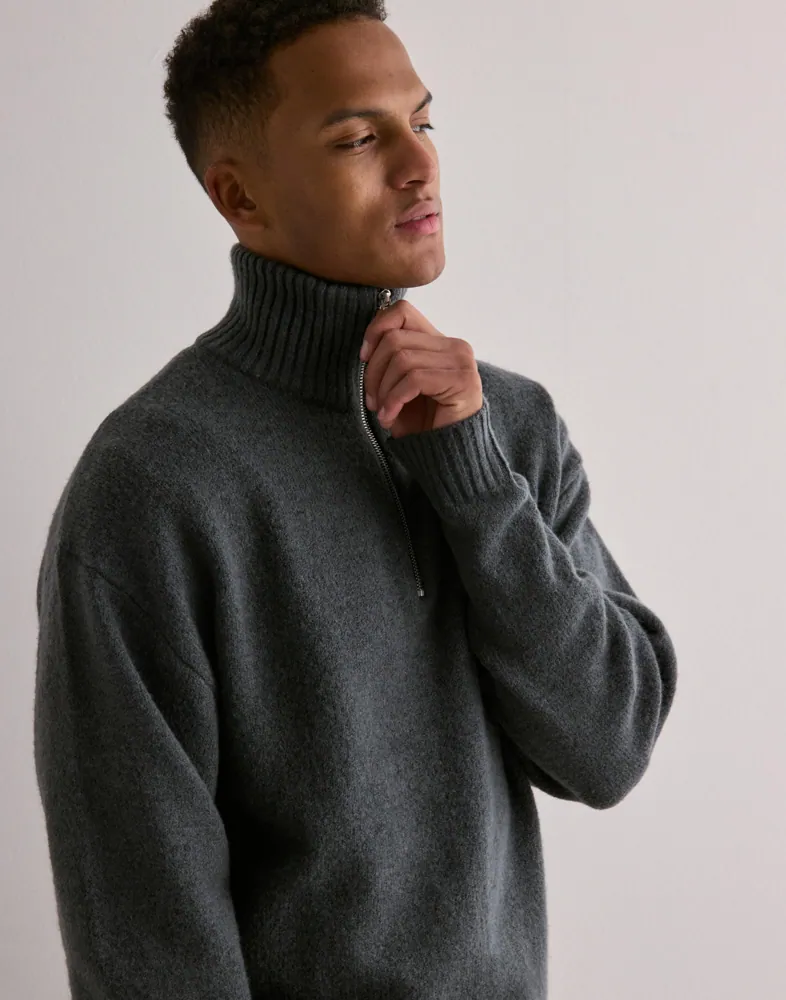 JOROLLIE KNIT HALF ZIP SN