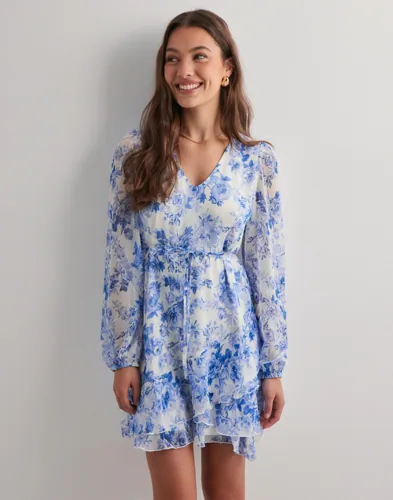 Only - Blå - Onlmiriam Life L/S Layered Dress Pt