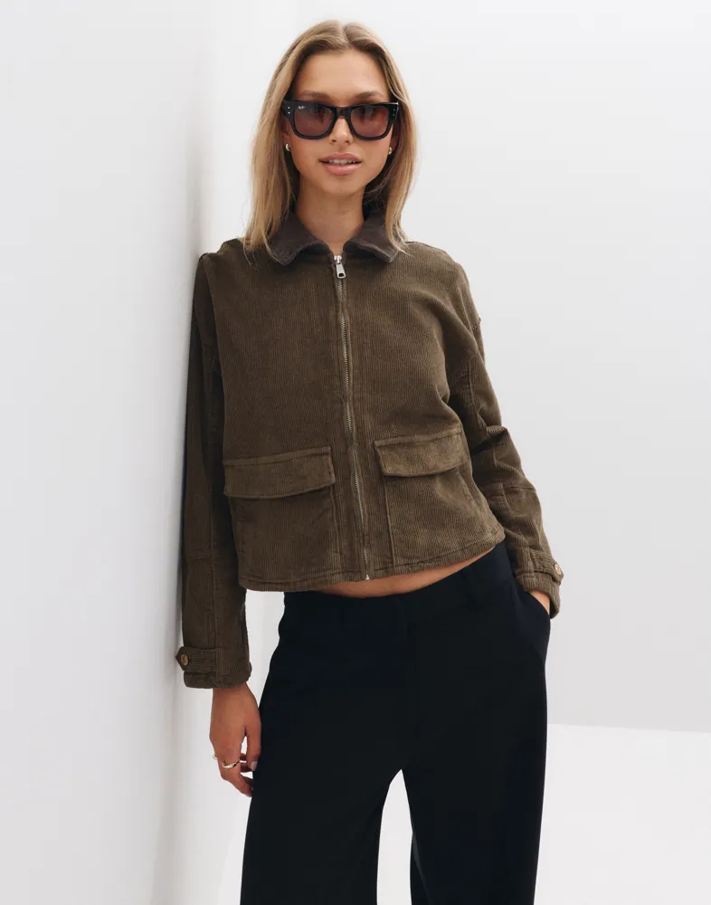 ONLY Onlglobal L/S Cord Jacket Cc Pnt jackor dam – bild 3