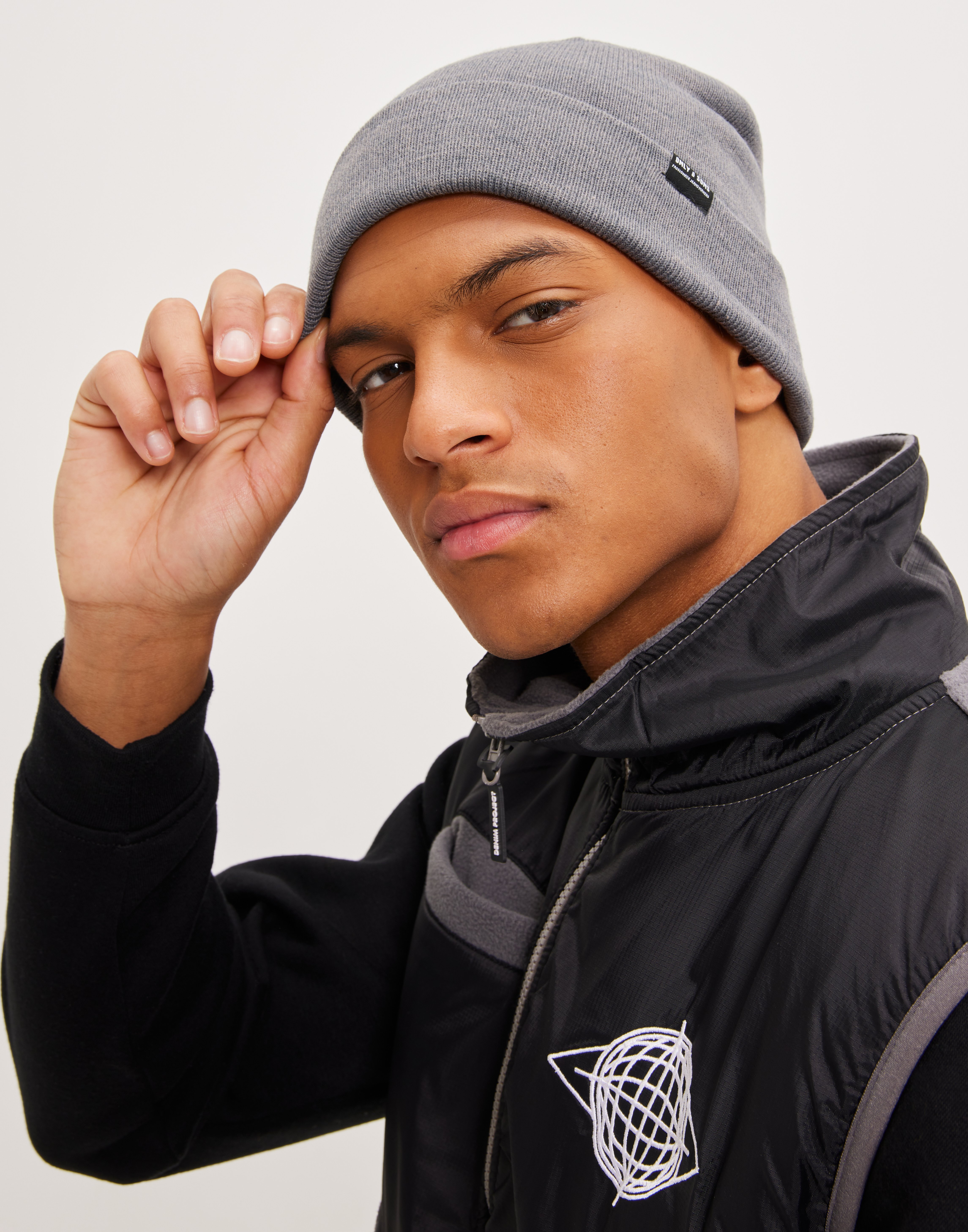 Buy Only & Sons ONSEVAN LIFE KNIT BEANIE NOOS - Medium Grey