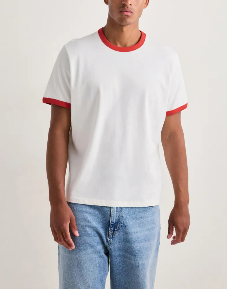 Que Sera Sera Randy Ringer Tee Kortärmade t-shirts herr – bild 2