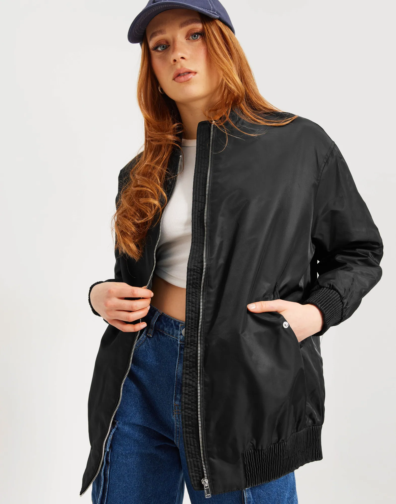 OVERSIZED BOMBER NAUGHTY NEON