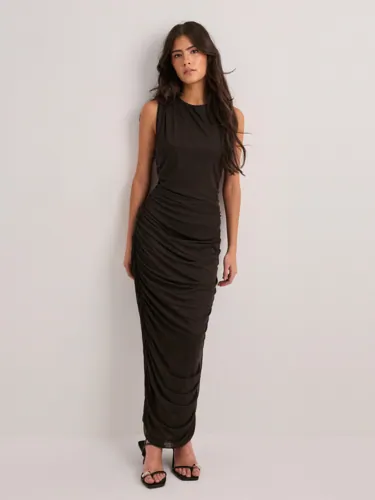 Neo Noir - Brun - Corilina Solid Mesh Dress