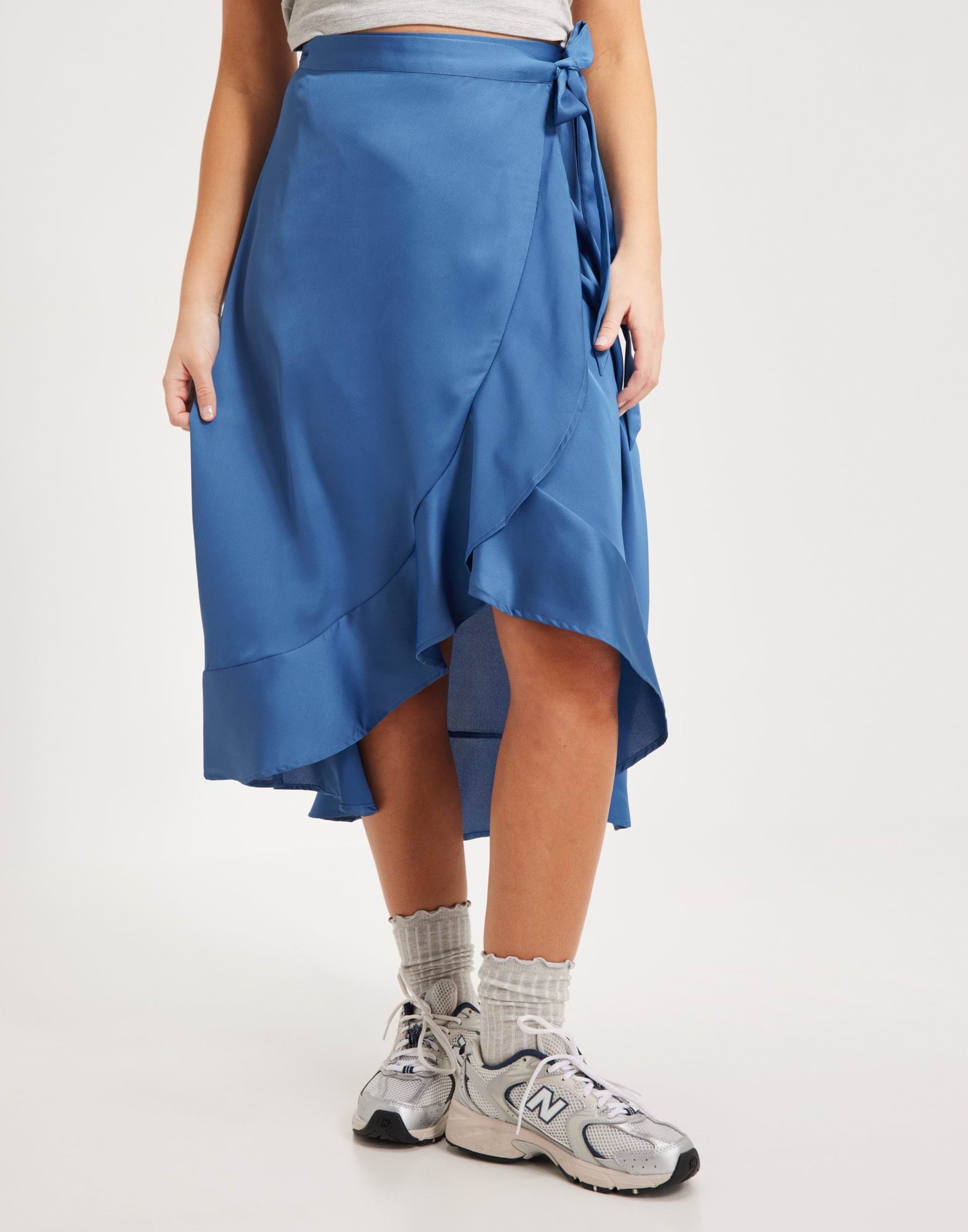 VIELLETTE WRAP HW SKIRT/SU - NOOS