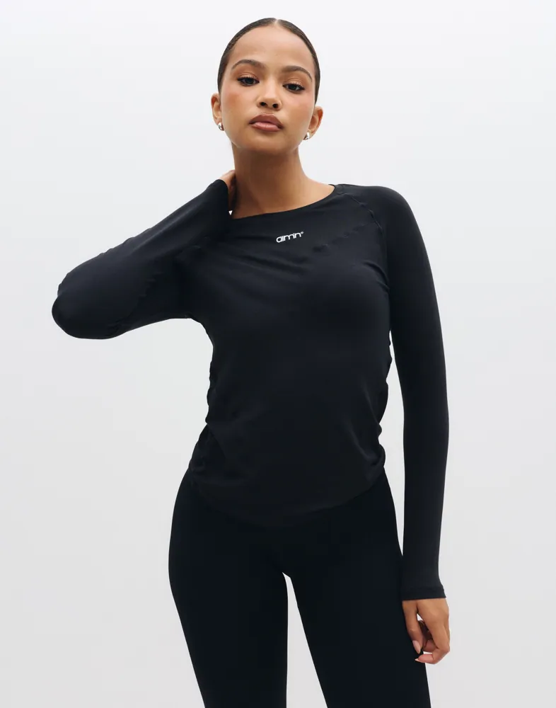 Aimn Women's Soft Basic Long Sleeve t-shirts – bild 4
