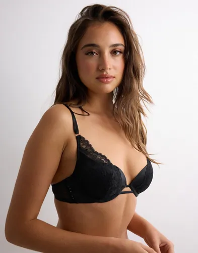 DORINA - Sort - Lyra-Satin Plunge